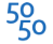 50-50