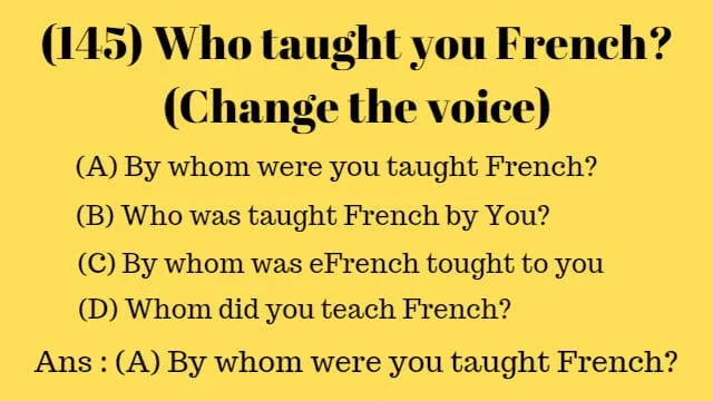 3 English Grammar Mcq (અંગ્રેજી વ્યાકરણ MCQ) 3 3 English Grammar Mcq